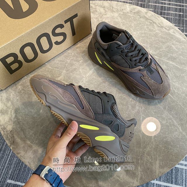 Adidas男女椰子鞋 阿迪達斯Static侃爺聯名限定椰子700 Adidas Yeezy Boost 700  xhn1533